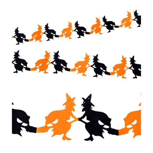 Alpha 55 Guirlande Papier Sorcières 3 m – Halloween