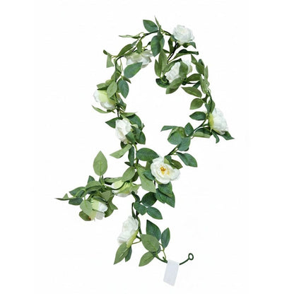 Alpha 55 Guirlande pivoines blanc - orange - rose - rouge