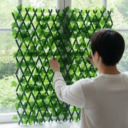 Alpha 55 Haie extensible feuillage vert décorative extérieure