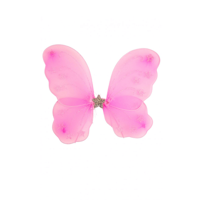Alpha 55 Halloween accessoires enfant, ailes 33cm papillon rose