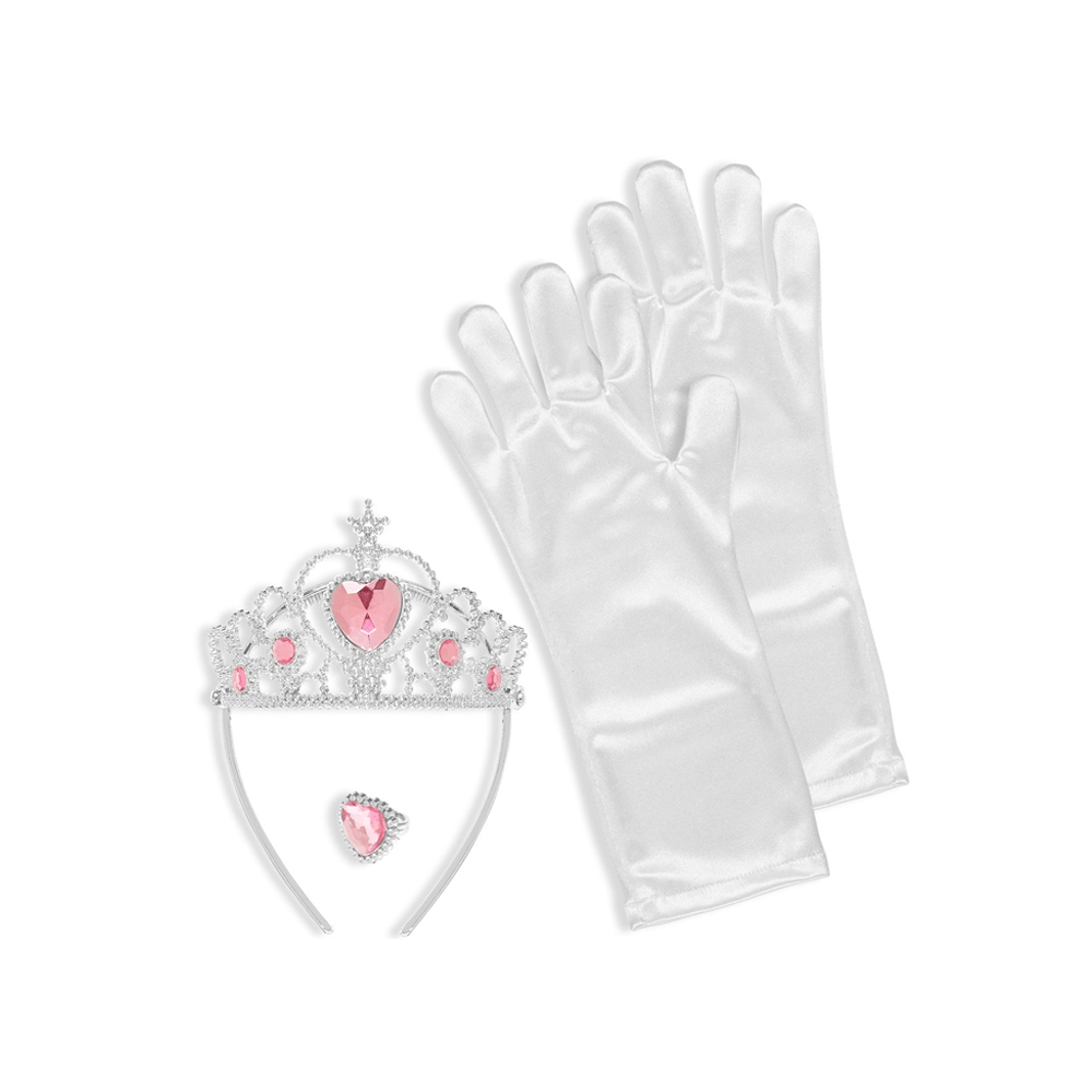 Alpha 55 Halloween accessoires enfant, ensemble princesse 3pièce blanc