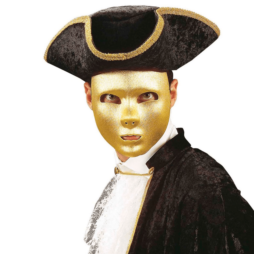 Alpha 55 Halloween accessoires, masque venise neutre or