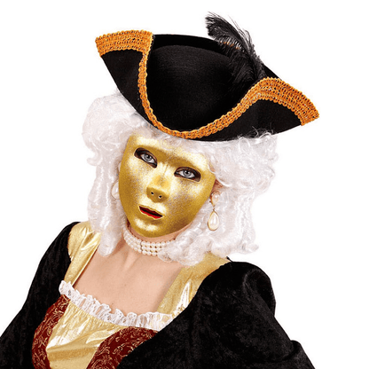 Alpha 55 Halloween accessoires, masque venise neutre or