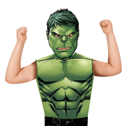 Alpha 55 Halloween accessoires, t-shirt avec masque hulk