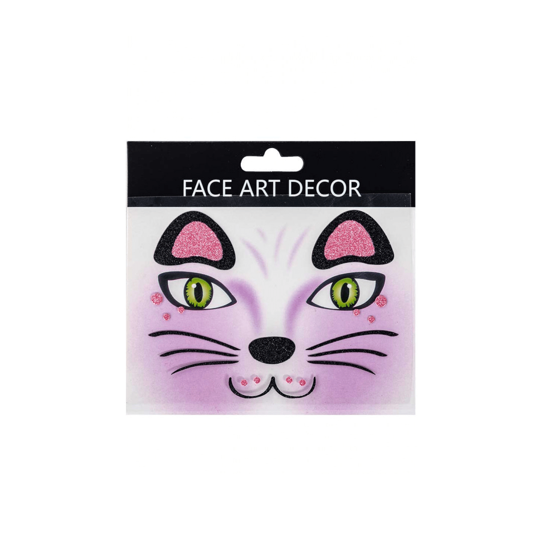 Alpha 55 Halloween tatoo visage Chat