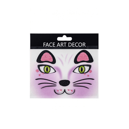 Alpha 55 Halloween tatoo visage Chat