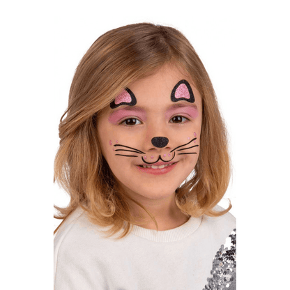Alpha 55 Halloween tatoo visage Chat