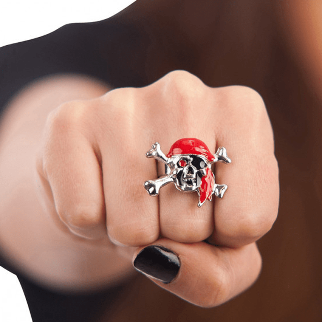 Alpha 55 Halloween bijoux bague Crâne