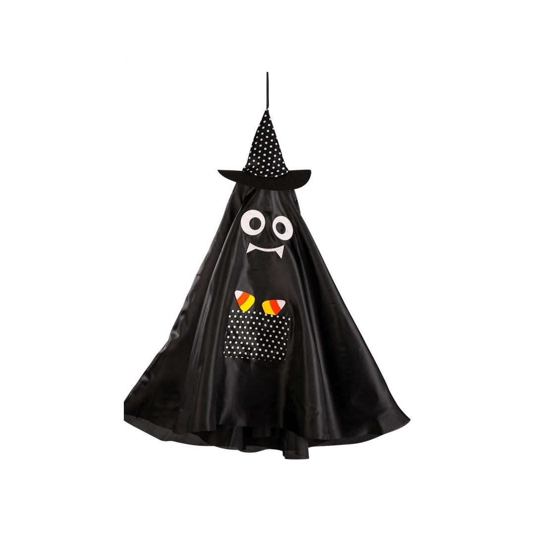 Alpha 55 Halloween, déco à suspendre Fantôme 75 cm noir