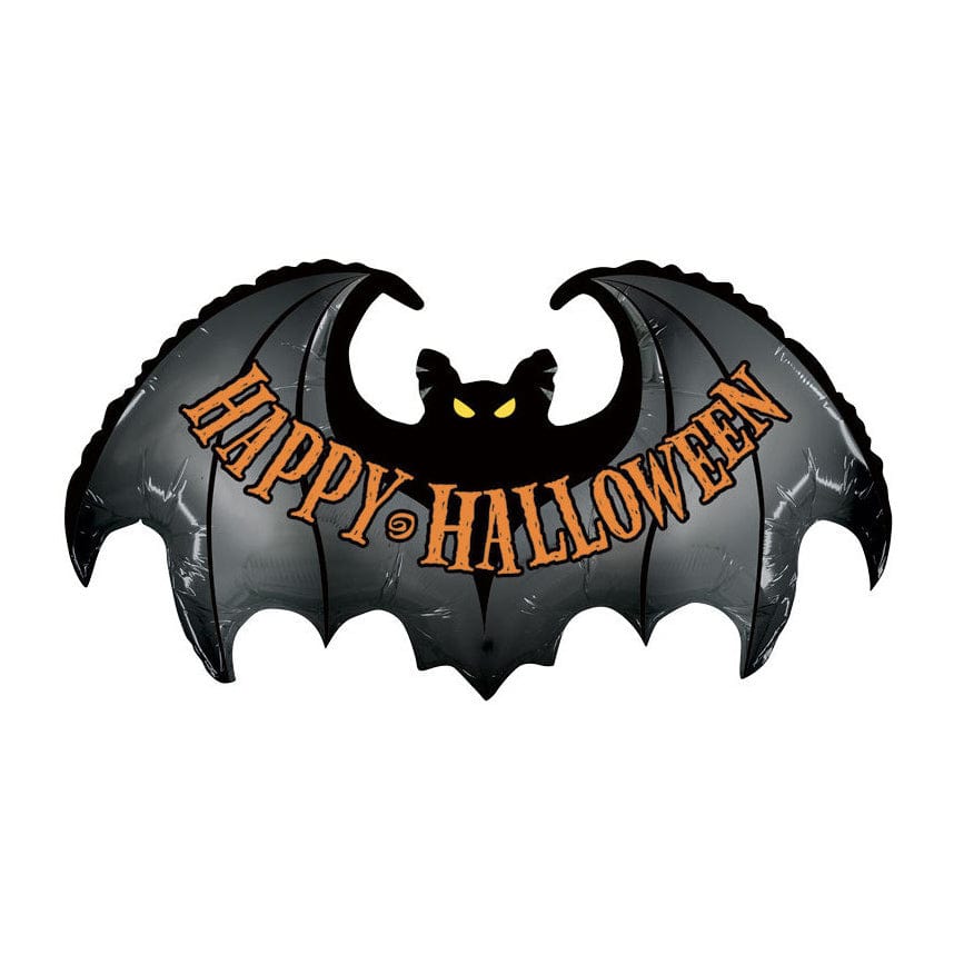 Alpha 55 Halloween déco, ballon alu 107 cm forme chauve-souris