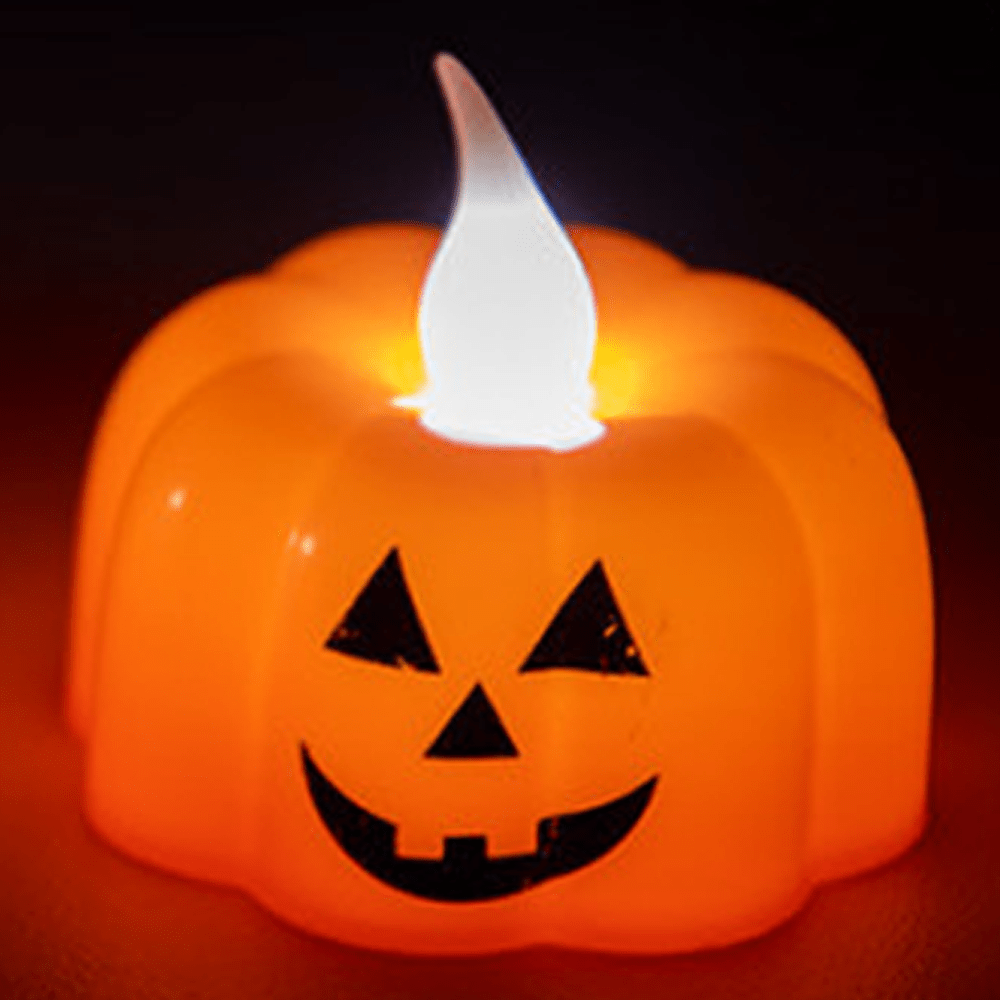 Alpha 55 Halloween déco, chauffe-plat LED forme citrouille