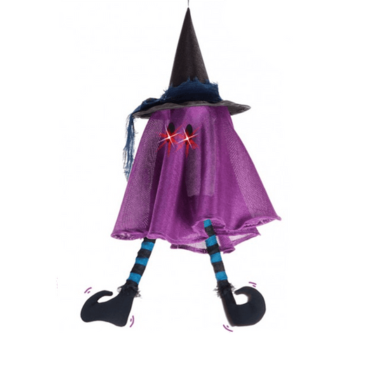 Alpha 55 Halloween déco, figurine de Sorcière avec son et lumière 60 cm