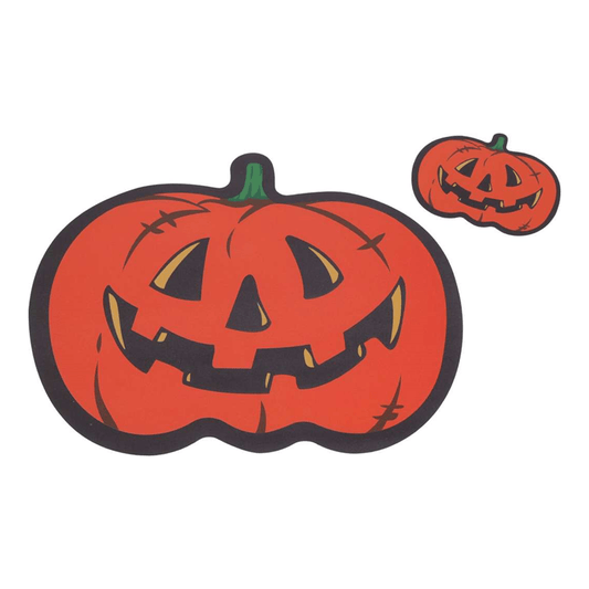 Alpha 55 Halloween déco, kit de 4 sets de table et de 4 sous-verre motif citrouille