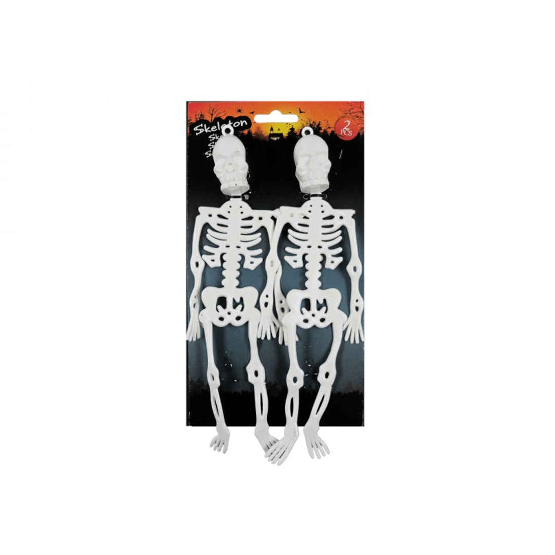 Alpha 55 Halloween, déco lot de 2 Squelettes 24 cm