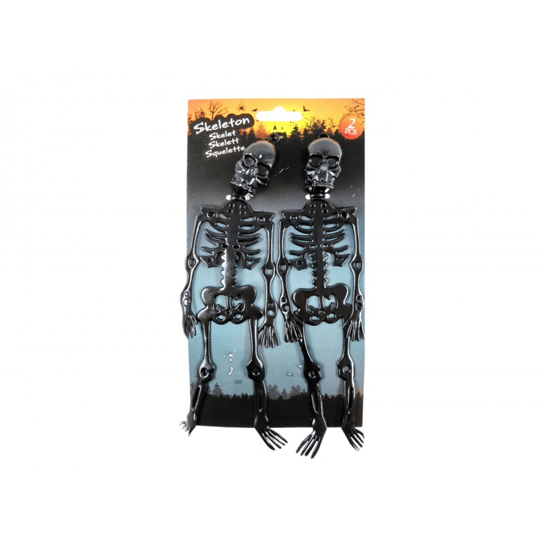 Alpha 55 Halloween, déco lot de 2 Squelettes 24 cm