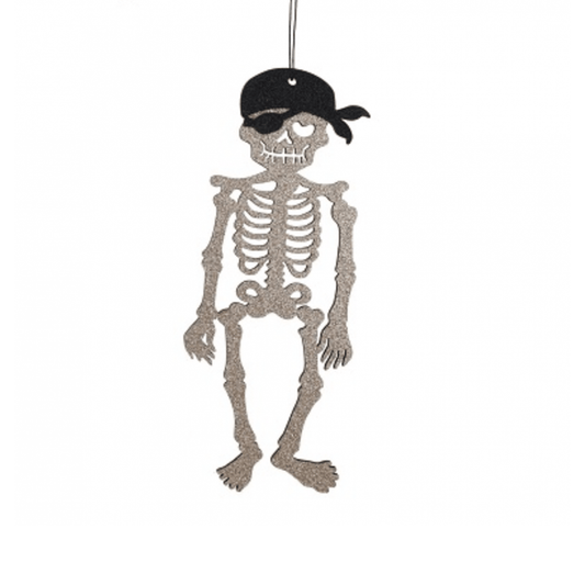 Alpha 55 Halloween déco, squelette pirate 30 cm