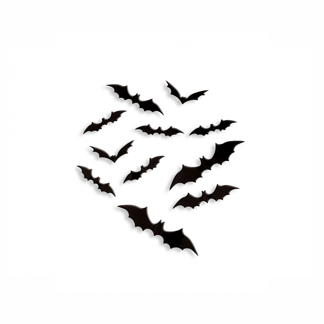 Alpha 55 Halloween déco , sticker 3D Chauve-souris
