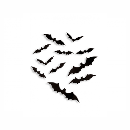 Alpha 55 Halloween déco , sticker 3D Chauve-souris