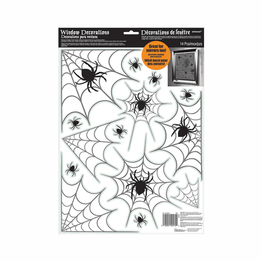 Alpha 55 Halloween  déco, sticker Toile d'araignée