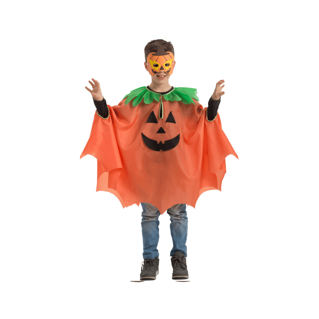 Alpha 55 Halloween déguisement poncho Citrouille 66 cm