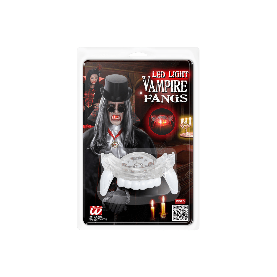 Alpha 55 Halloween dentier simple Vampire LED