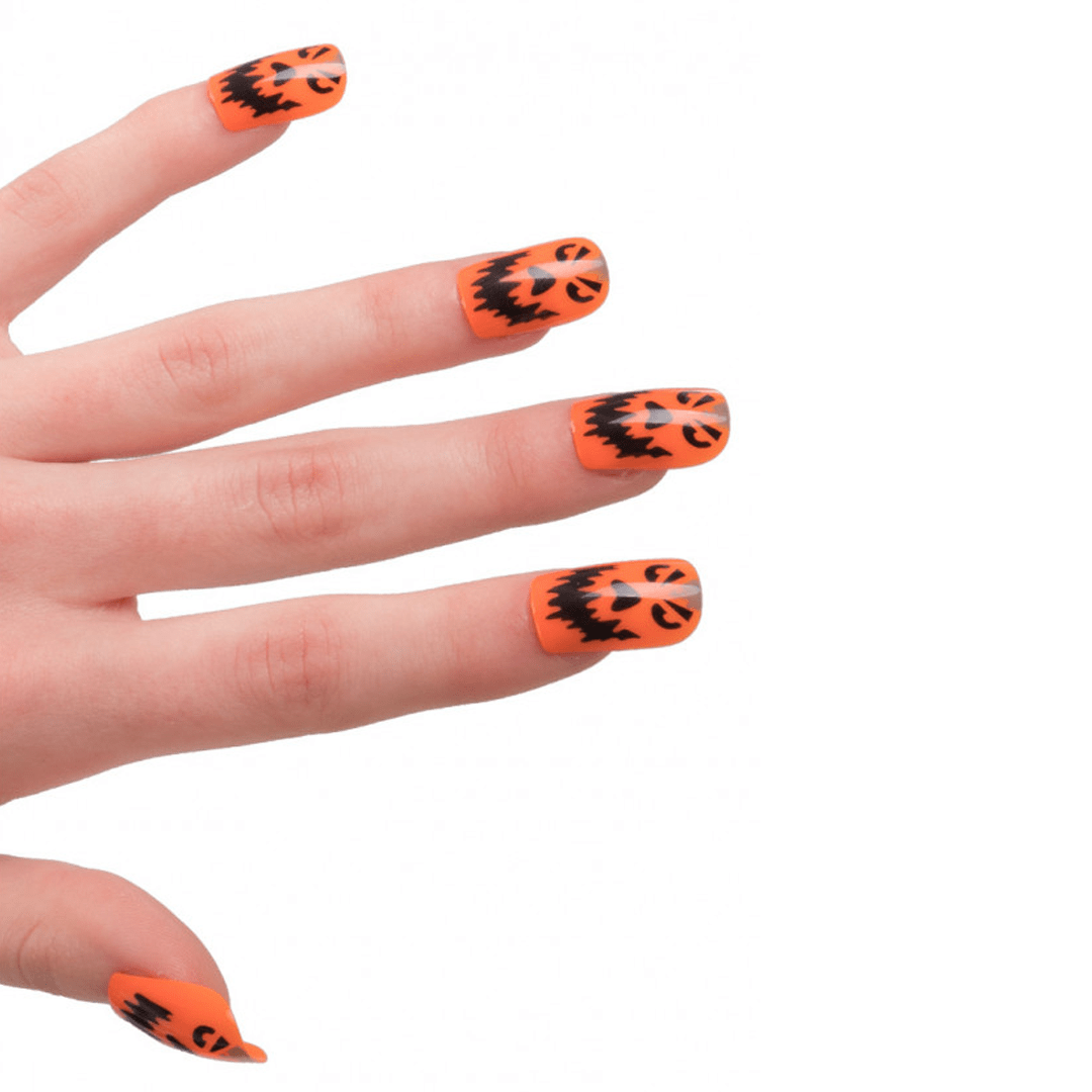 Alpha 55 Halloween faux-ongles Citrouille
