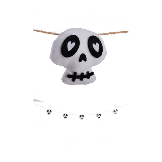 Alpha 55 Halloween, guirlande Crâne 155 cm