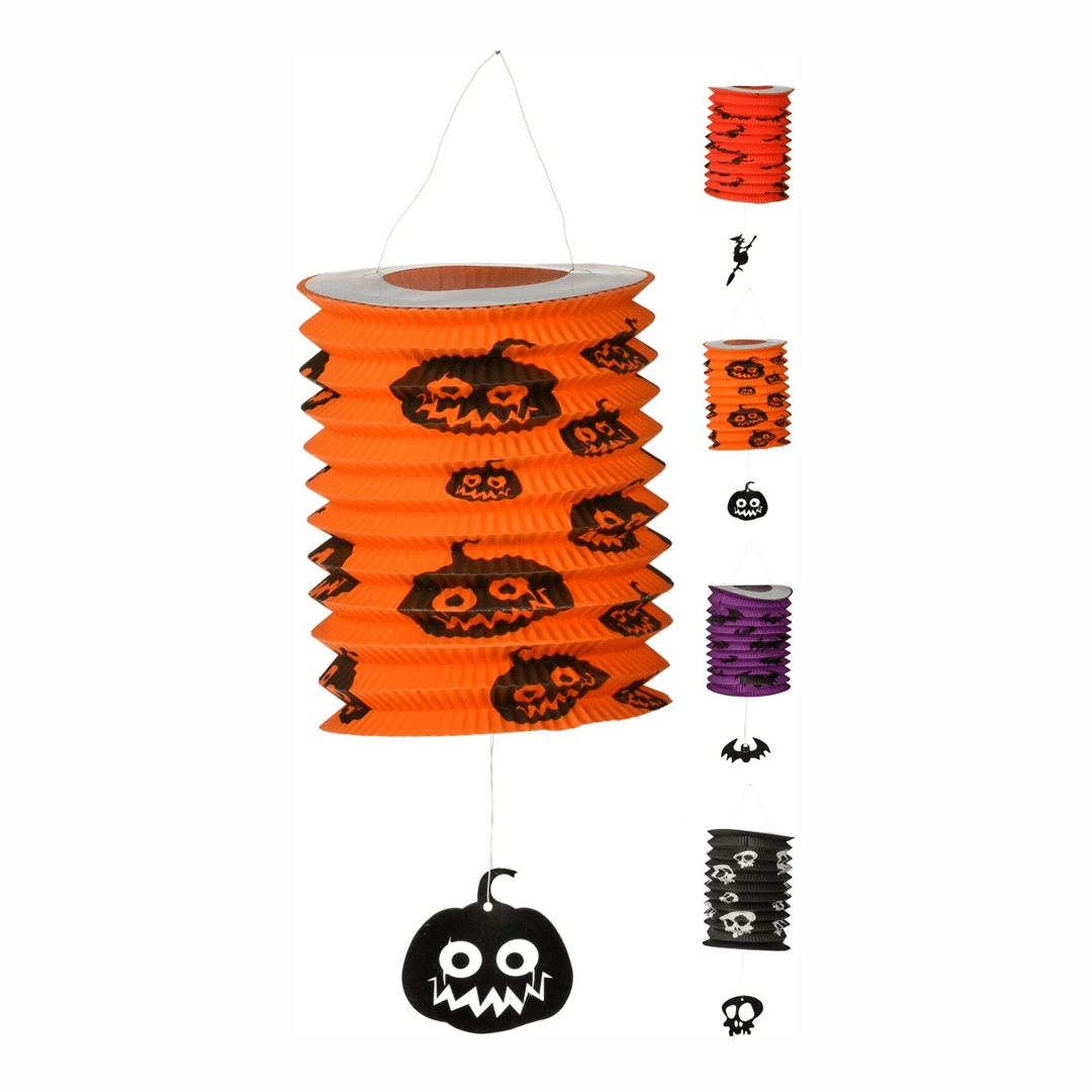Alpha 55 Halloween, lanterne motifs variés 25 cm