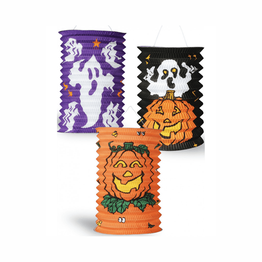 Alpha 55 Halloween, lanterne motifs variés 30 cm