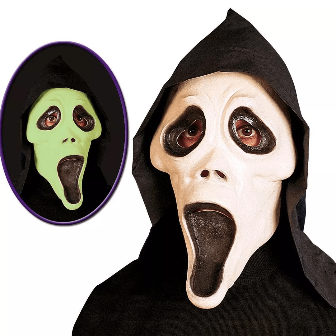 Alpha 55 Halloween masque capuche Crâne glow in the dark