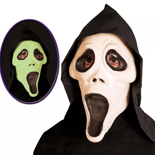 Alpha 55 Halloween masque capuche Crâne glow in the dark