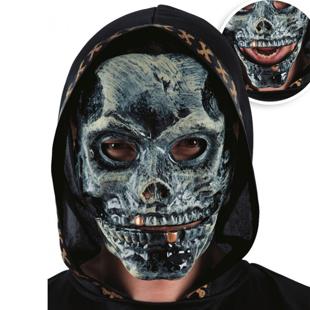 Alpha 55 Halloween masque Crâne avec machoire mobile