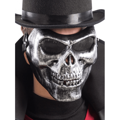 Alpha 55 Halloween masque, crâne gris