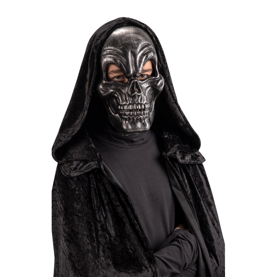 Alpha 55 Halloween masque, crâne gris