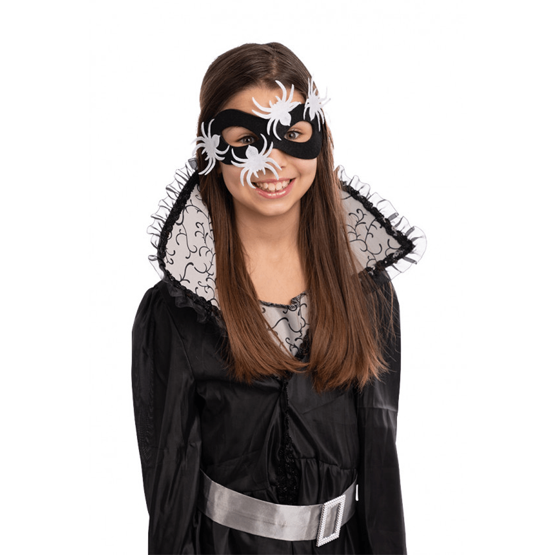 Alpha 55 Halloween masque décoré avec araignées