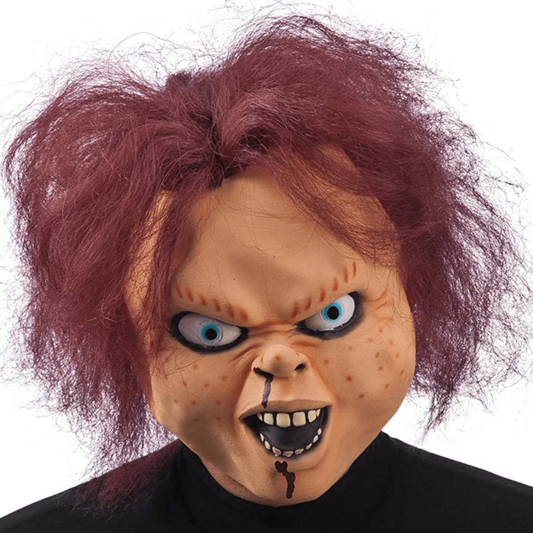 Alpha 55 Halloween masque Latex Poupée avec cheveux