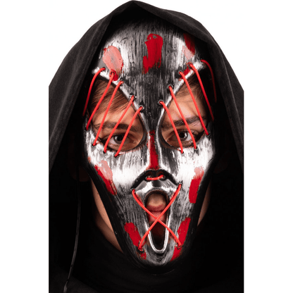 Alpha 55 Halloween masque LED suture Alien