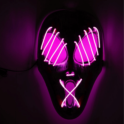 Alpha 55 Halloween masque LED suture Alien