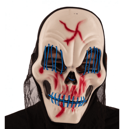 Alpha 55 Halloween masque LED suture Crâne