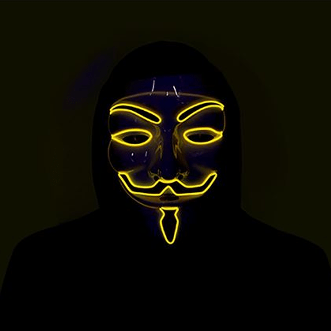 Alpha 55 Halloween masque LED Vandetta