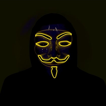 Alpha 55 Halloween masque LED Vandetta