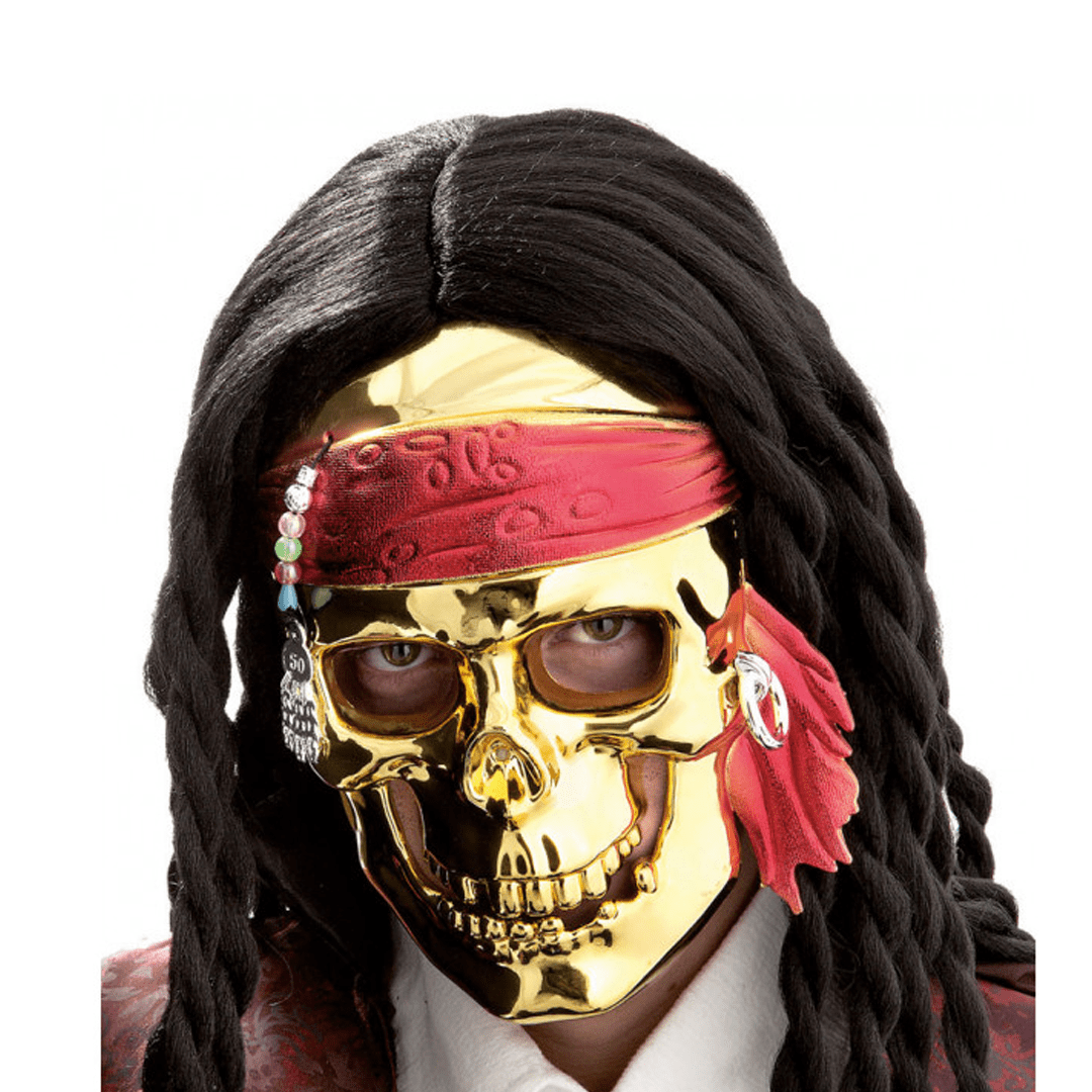 Alpha 55 Halloween masque métallisé Pirate