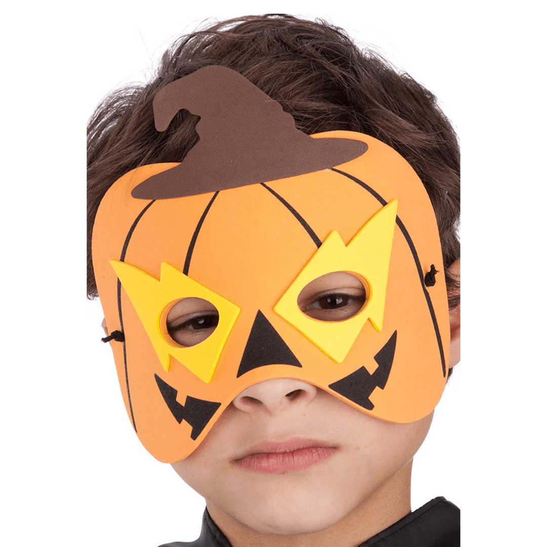 Alpha 55 Halloween masque mi-visage Citrouille