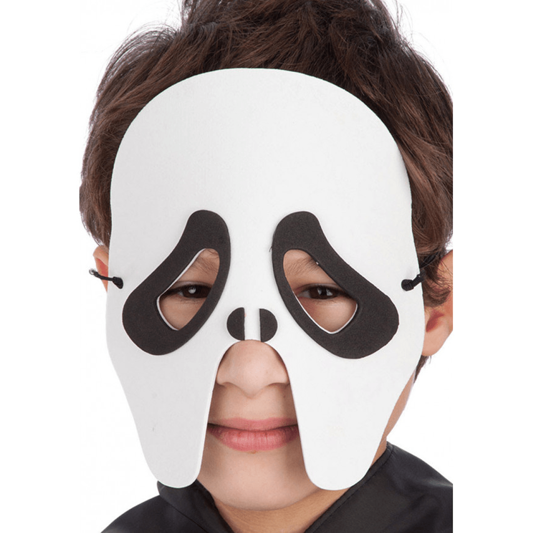 Alpha 55 Halloween masque mi-visage fantôme