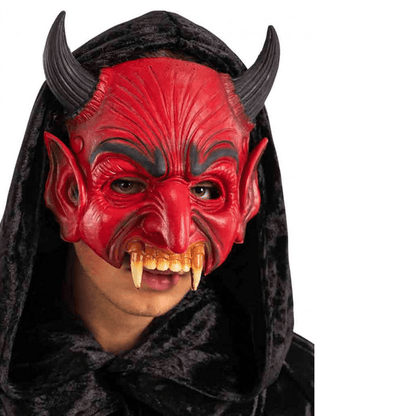 Alpha 55 Halloween masque mi-visage Latex Diable