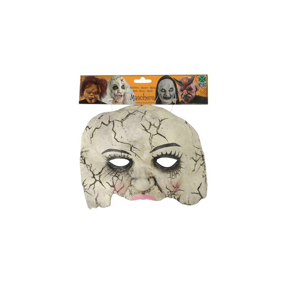 Alpha 55 Halloween masque mi-visage Latex Poupée cassée