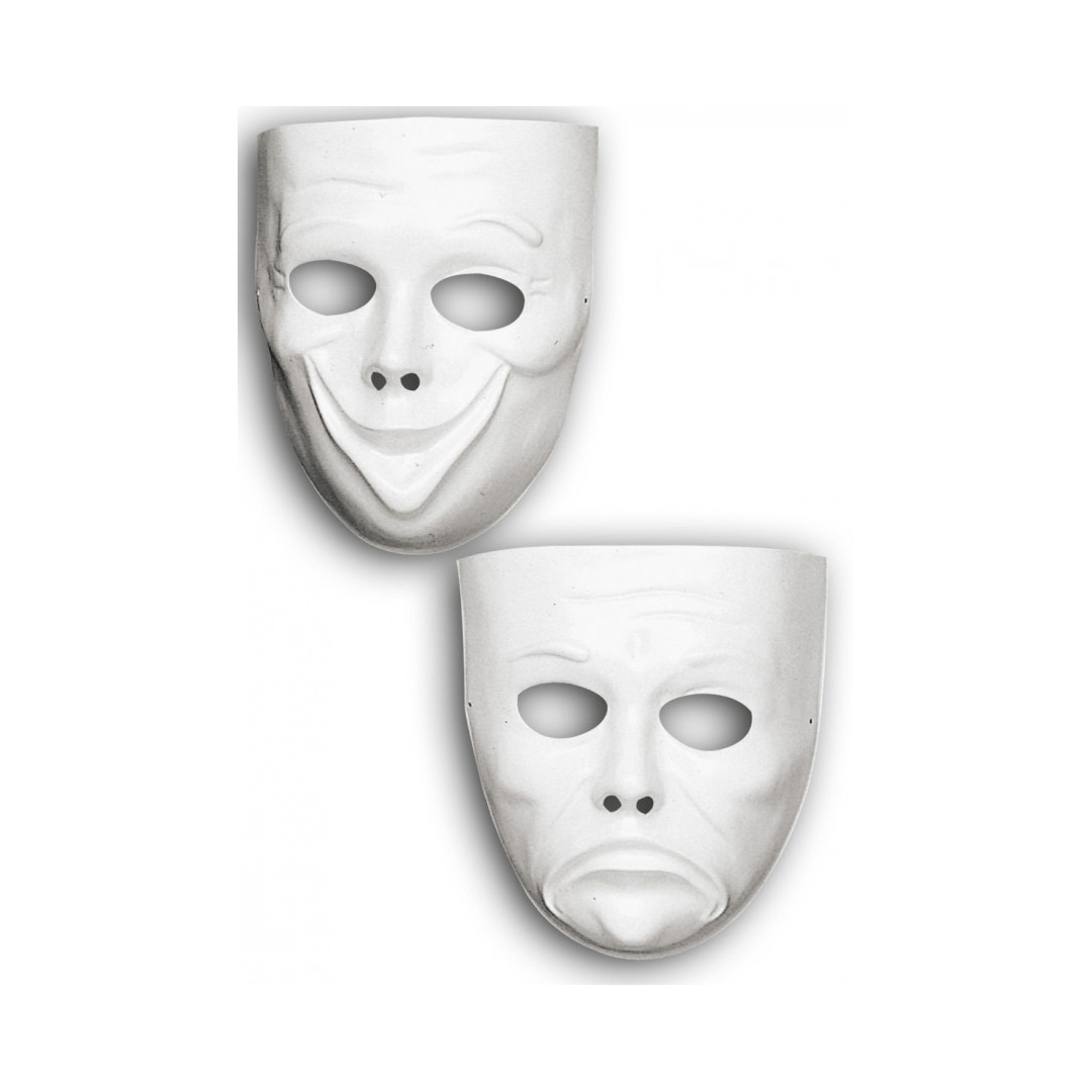 Alpha 55 Halloween masque tragédie à peindre