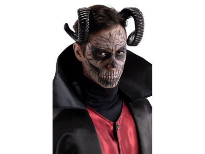 Alpha 55 halloween Noir Serre-tête cornes recourbées noires