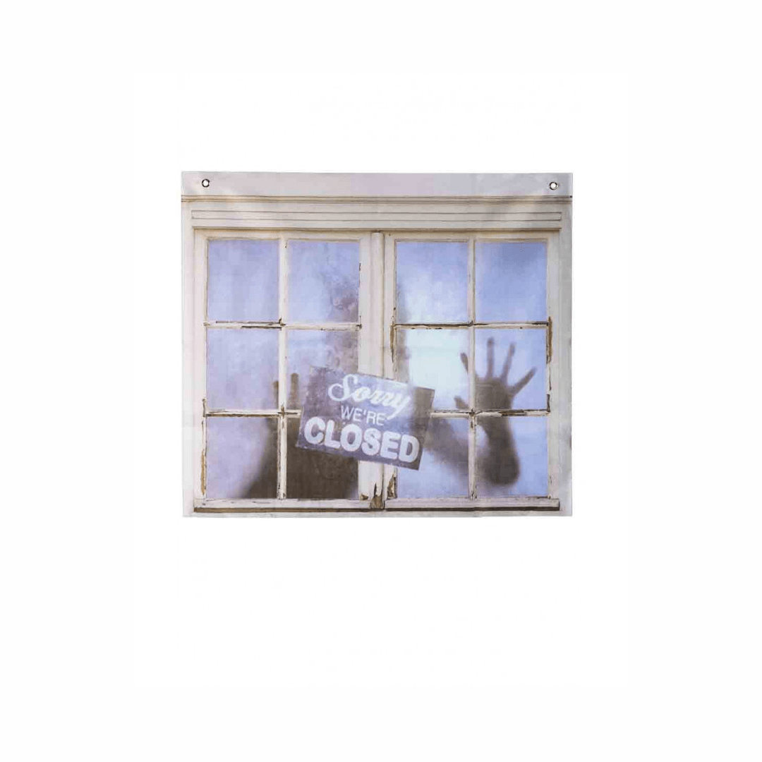 Alpha 55 Halloween, rideau Closed 90x75 cm