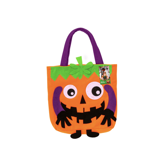 Alpha 55 halloween Sac pour bonbons en feutre citrouille